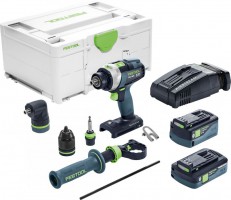 Festool 576775 Cordless percussion drill QUADRIVE TPC 18/4 5,2/4,0 I-Set SCA £639.00